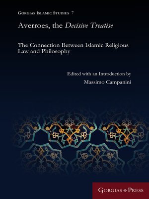 cover image of Averroes, the "Decisive Treatise"